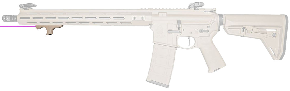 Viridian HS1 AR Hand Stop Infrared Laser with Picatinny Rail Adapter Flat Dark Earth
