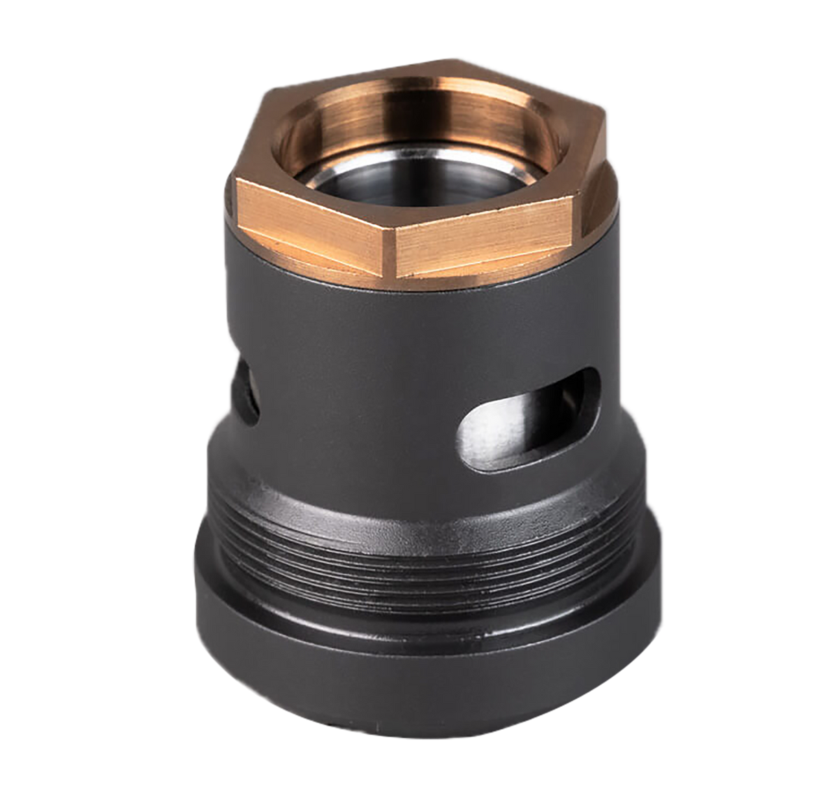 SilencerCo AC2448 3-Lug Mount 45 ACP Black Steel