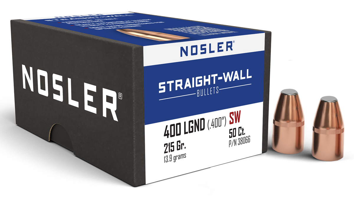Nosler Straight Wall 400 Legend 215gr Power Point Reloading Bullets - 50/Box