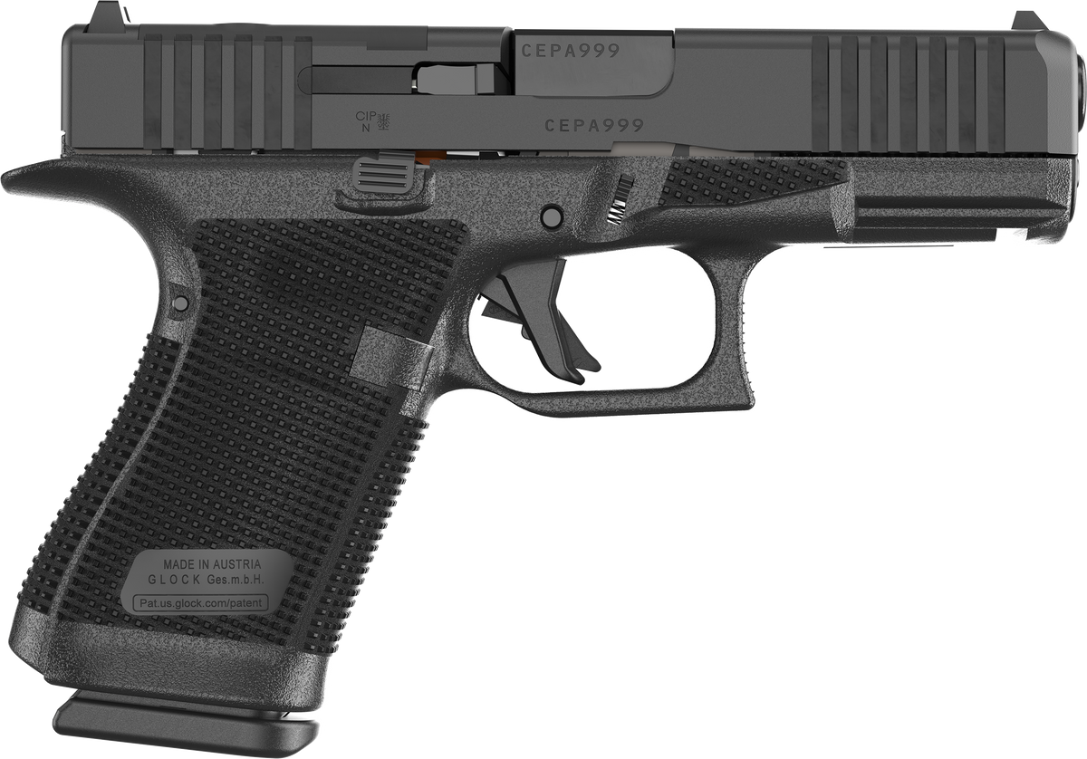 Glock 19 Gen6 9mm Luger 4.02" 15+1 Semi-Auto Pistol - Optic Ready - Black