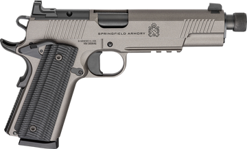 Springfield Armory 1911 Operator AOS 45 ACP 5.75" 8+1 Semi-Auto Pistol - Threaded - Tungsten Gray
