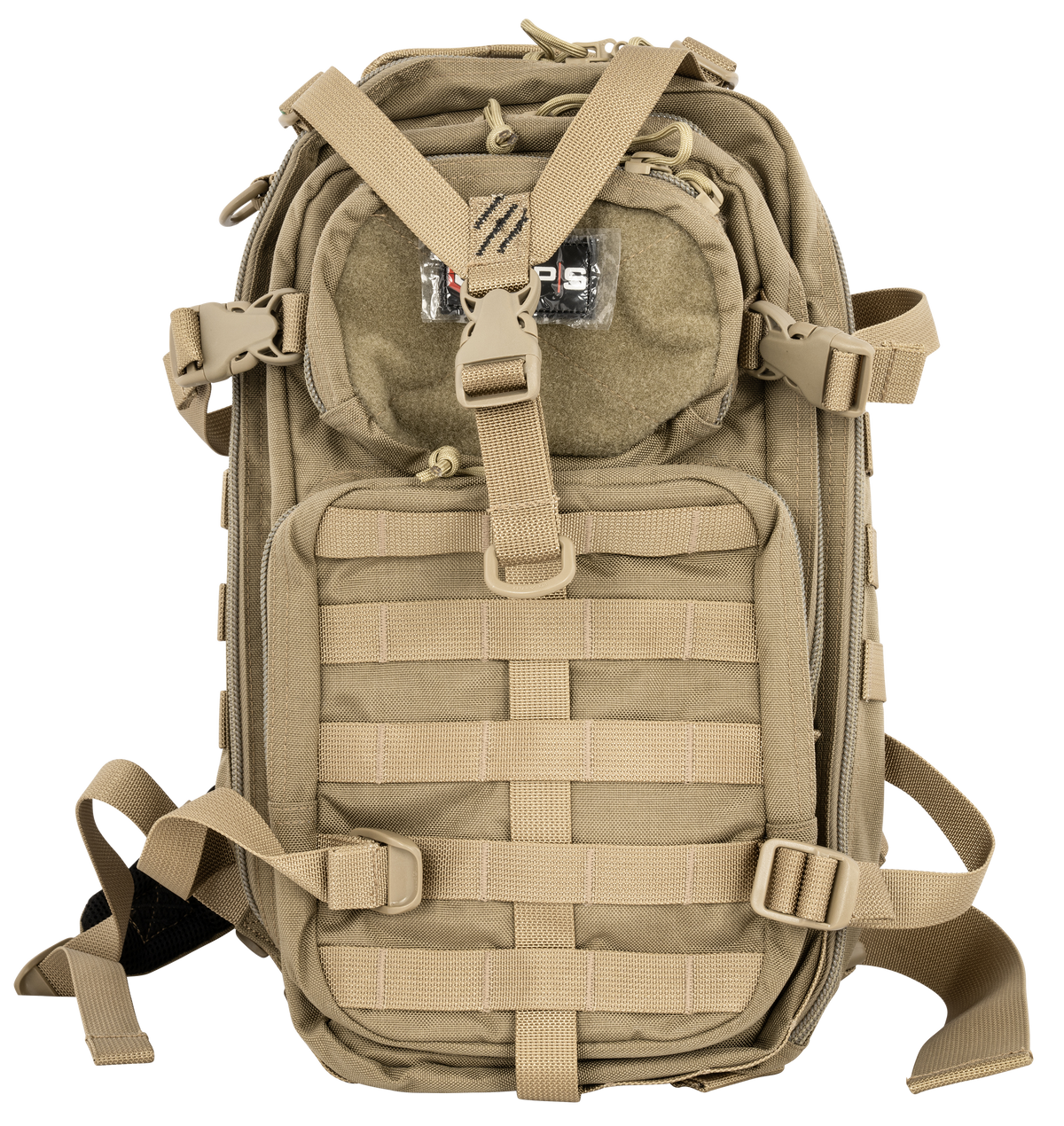 G*Outdoors Tactical Bugout Bag Backpack Tan 600D Polyester 2 Handguns - T1611BOB