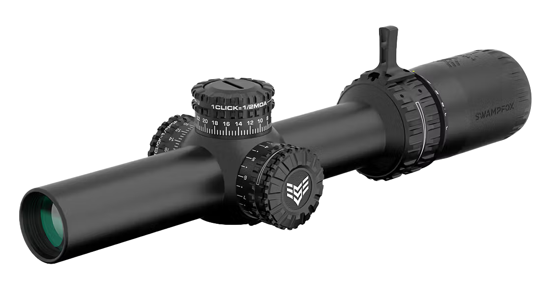 Swampfox Optics Arrowhead 1-8x24mm 30mm Tube SFP LPVO Riflescope - MIL Red Illumination