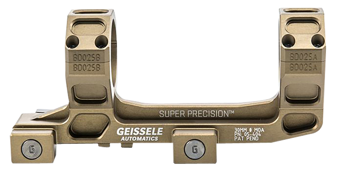 Geissele Automatics AR15 Super Precision 30mm Scope Mount/Ring Combo 5.3" Desert Dirt Color Anodized