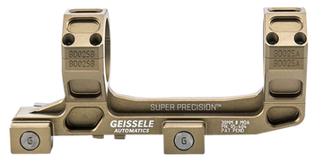 Geissele Automatics AR15 Super Precision 30mm Scope Mount/Ring Combo 5.3" Desert Dirt Color Anodized