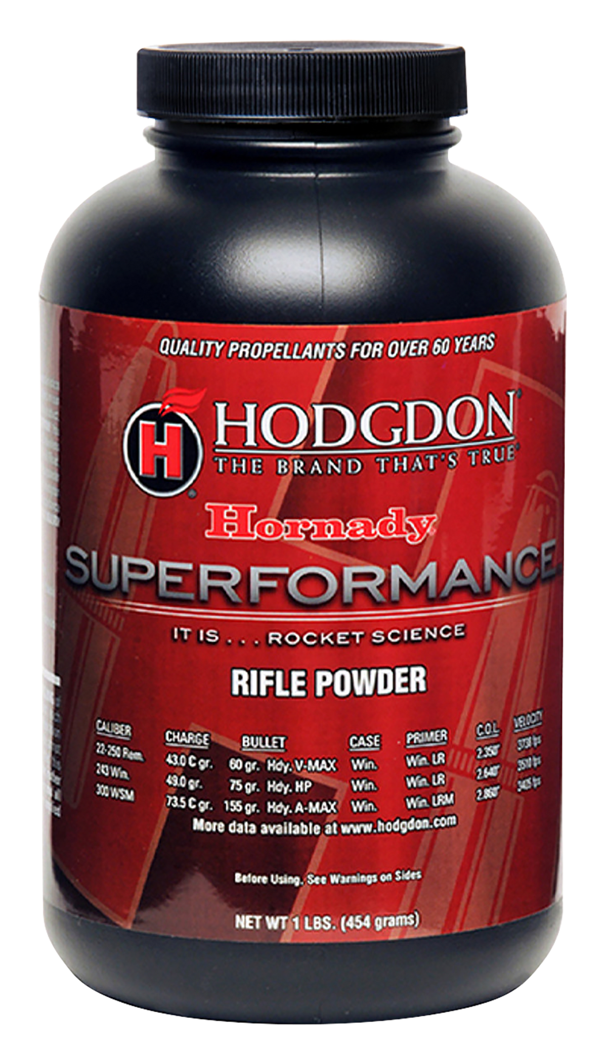 Hodgdon Superformance Smokeless Rifle Powder 1 lb