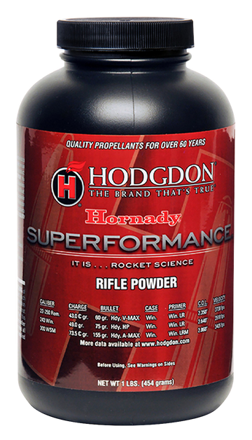 Hodgdon Superformance Smokeless Rifle Powder 1 lb