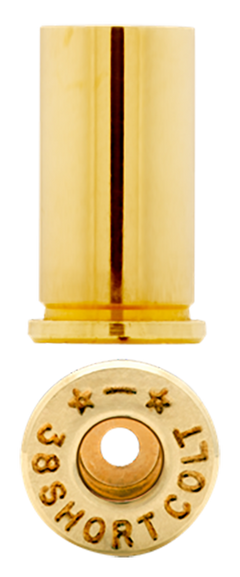 Starline Brass 38 Short Colt Unprimed Brass Cases 100/Bag