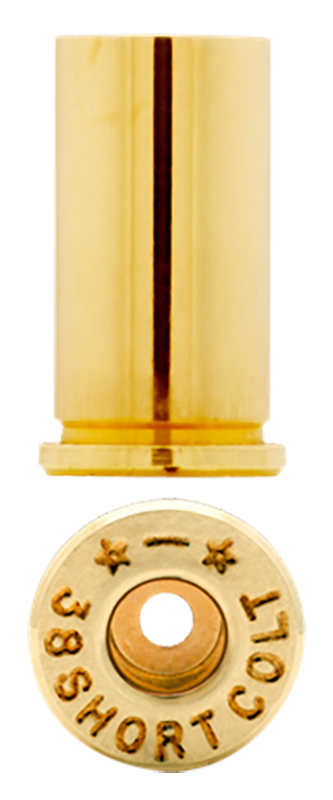 Starline Brass 38 Short Colt Unprimed Brass Cases 100/Bag