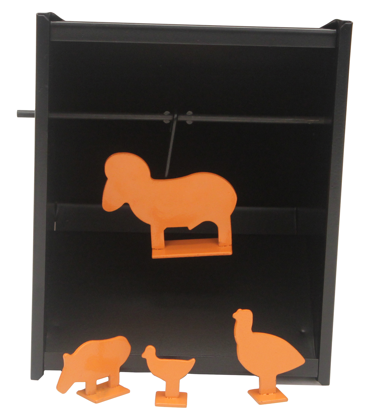 Beeman 2085 Pellet Trap 7.75" x 9.25" Steel Target w/Paper Targets and Metal Silhouettes