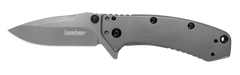 Kershaw Cryo 1555TI 2.75" Folding Drop Point Plain 8Cr13MoV Gray PVD SS Handle