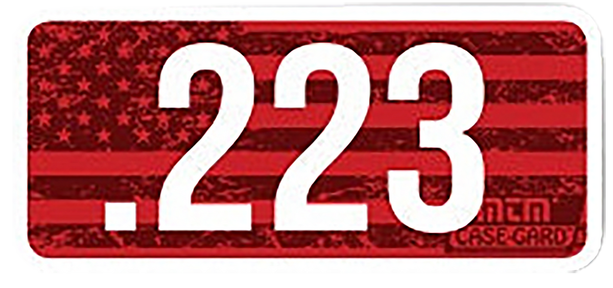 MTM Case-Gard CL223 .223 Rem Ammo Caliber Labels - Red 8-Pack