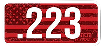 MTM Case-Gard CL223 .223 Rem Ammo Caliber Labels - Red 8-Pack