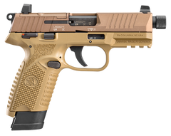 FN 502 Tactical 22 LR 4.60" 10+1 FDE Semi-Auto Pistol