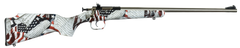 Crickett KSA3168 Youth 22 LR 16.12" 1-Rd Bolt Action Rifle - American Flag Synthetic Stock