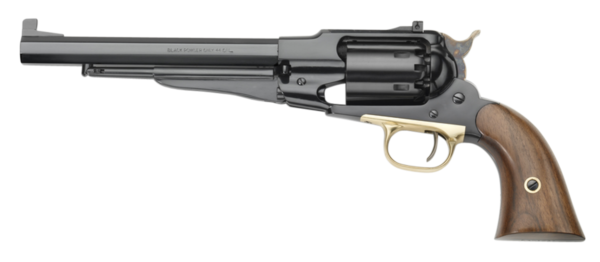 Pietta 1858 Remington Target Model 44 Cal 6-Shot 8" Blued Revolver