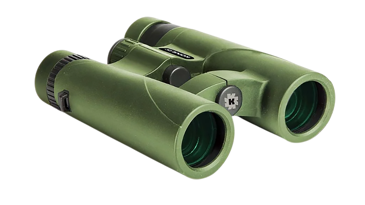Konus Orient 10x25mm Center Focus Binoculars - Green Aluminum w/Rubber Armor