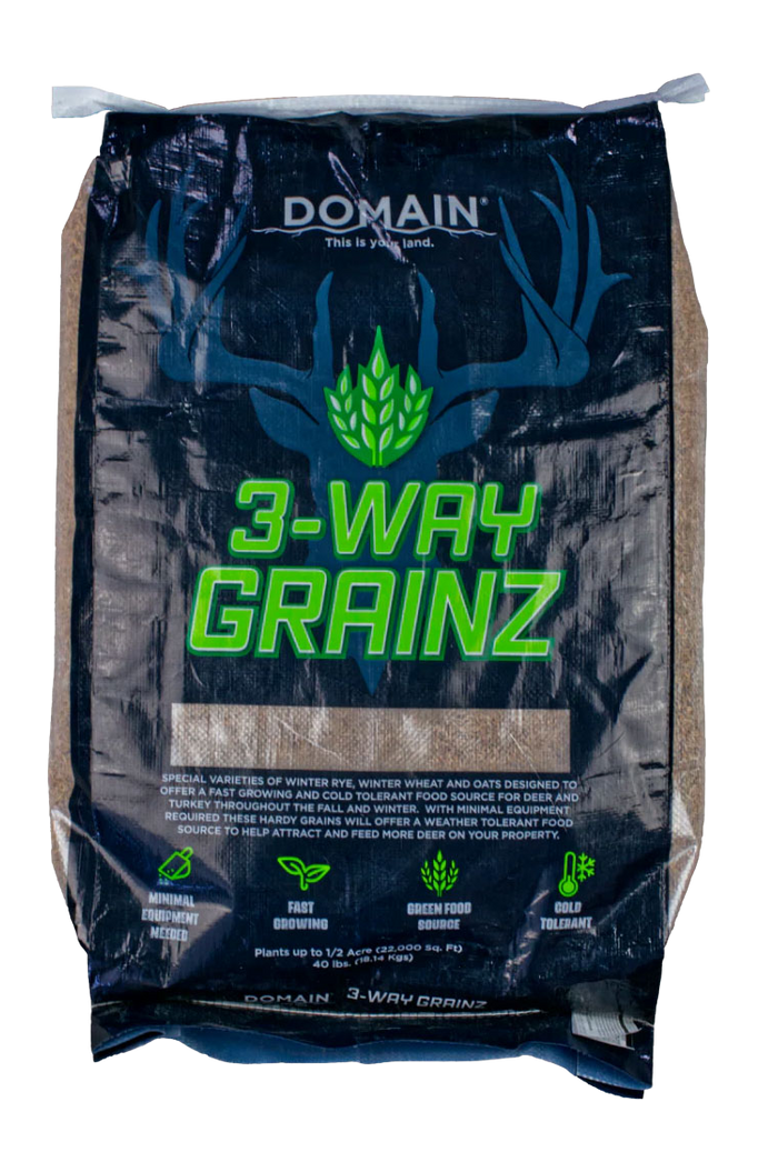 Domain Outdoors 3-Way Grainz 40 lb Food Plot Seed Mix