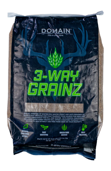 Domain Outdoors 3-Way Grainz 40 lb Food Plot Seed Mix