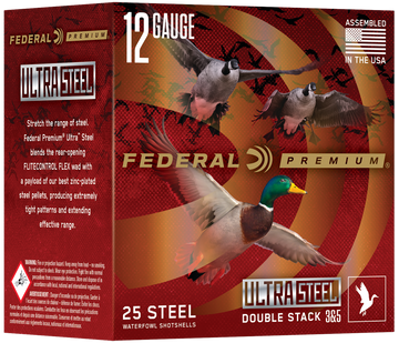 Federal Premium Ultra Steel 12 Gauge 3" 1-1/4 oz 2/4 Shot - Box or Case