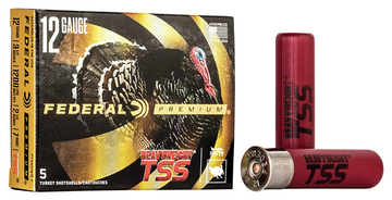 Federal 12 Gauge 3.50" Premium Heavyweight TSS 2 1/4 oz 7 Shot - Box or Case