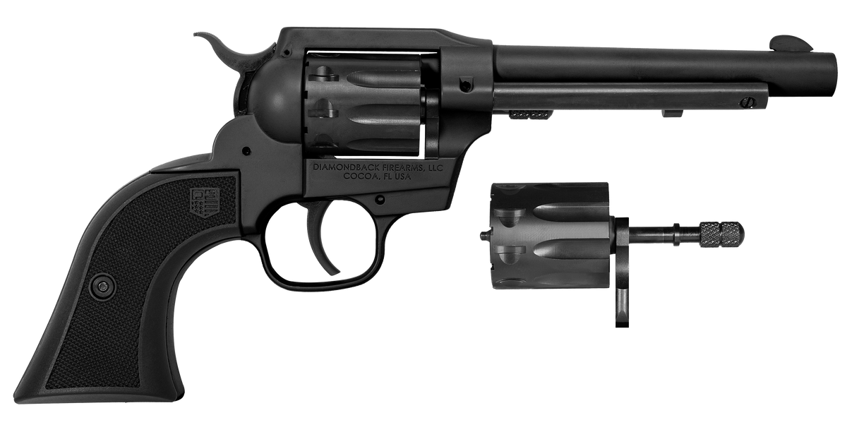 Diamondback Sidekick 22 LR/22 Mag 5.50" 9-Rd DA/SA Revolver - Black Cerakote