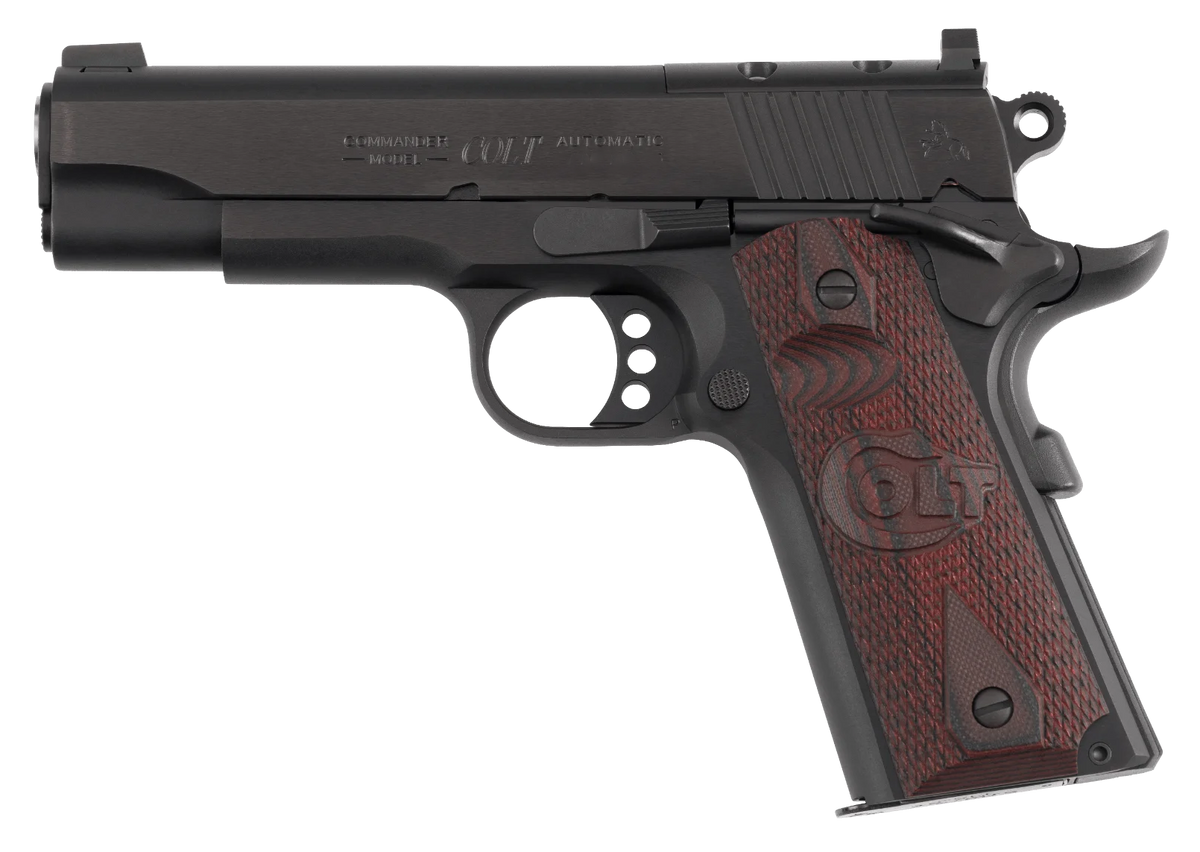 Colt Mfg Combat Commander 9mm Luger 4.25" 9+1 SAO Pistol - Blued Optic Ready