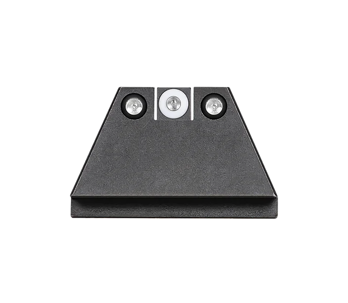 Night Fision GLK004003WGZ Suppressor Height Night Sights For Glock 17/17L/19 - Green Tritium White Outline Front / Green Tritium Black Outline Rear