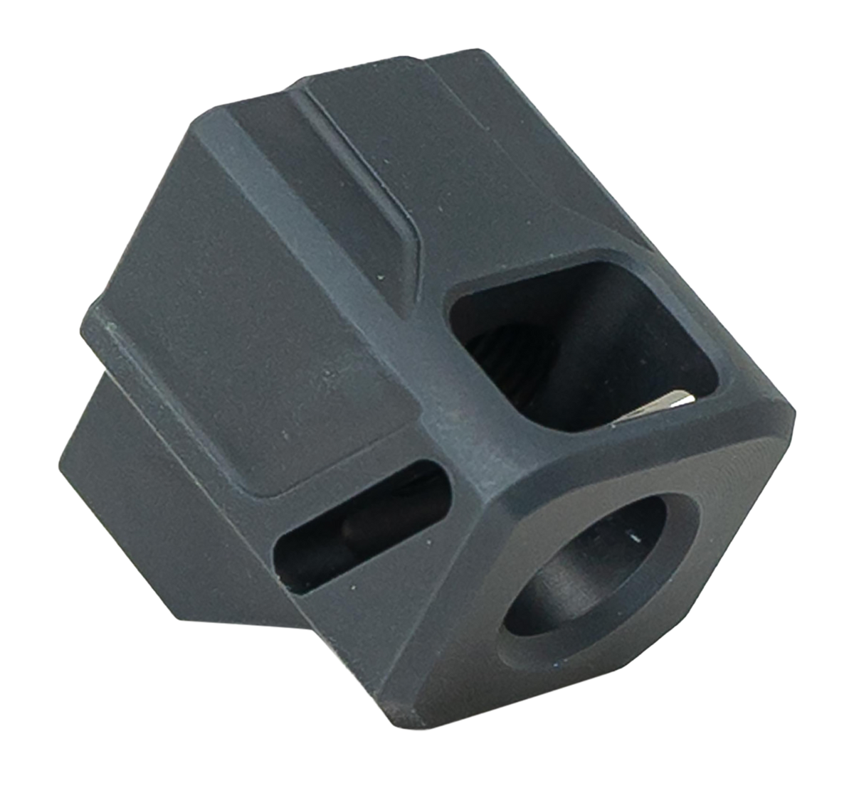 Faxon Firearms EXOS-514 Compensator for M&P 9mm 1/2x28 1.10" Black Aluminum