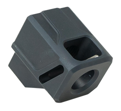 Faxon Firearms EXOS-514 Compensator for M&P 9mm 1/2x28 1.10" Black Aluminum
