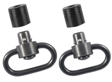 Outdoor Connection PBS19122 Push Button Swivel Set 1.25" Black Steel