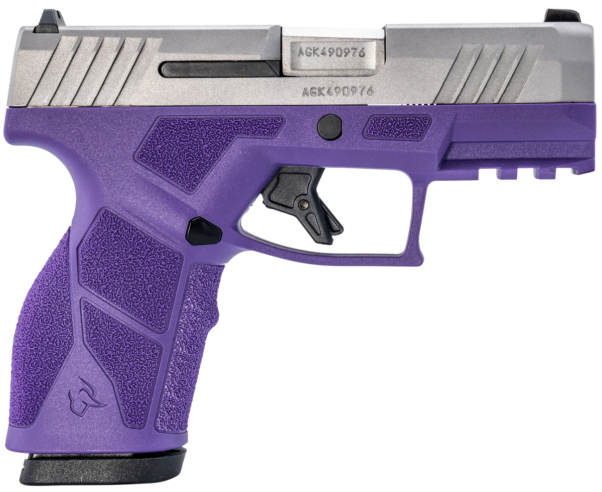 Taurus GX2 9mm Luger 3.37" 10+1 Semi-Auto Pistol - Dark Purple Polymer Frame / Stainless