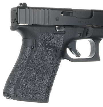 Talon Grips EV02R Adhesive Grip Textured Black Rubber for Glock Gen 5 Compact (19, 23, 25, 32, 38, 44)