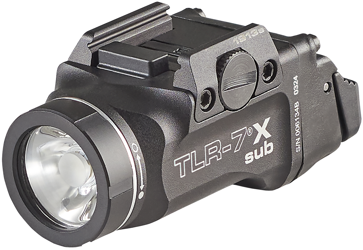 Streamlight 69407 TLR-7 X Sub USB 500 Lumen White LED Black Anodized Pistol Light for S&W M&P M2.0 Subcompact & Beretta Px4 Storm