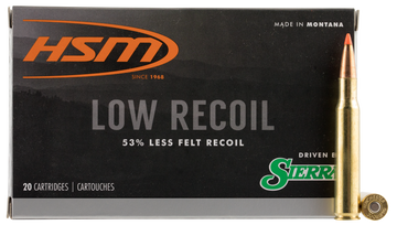 HSM 300642N Low Recoil  30-06 Springfield 150 gr Orange Polymer Tip 20 Per Box/ 20 Case