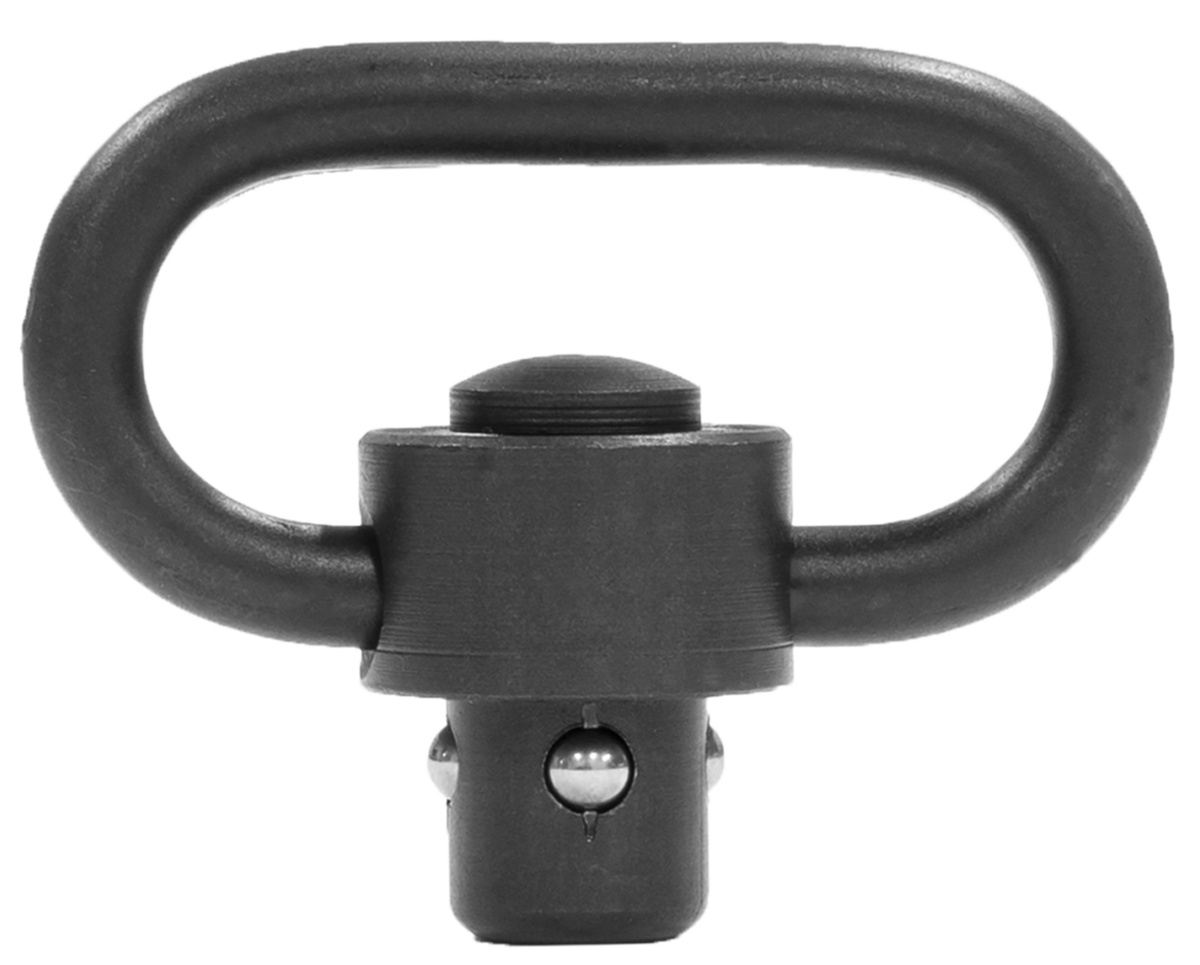 GrovTec GTSW314 Heavy Duty 1.25" Push Button Sling Swivel - Black Nitride Steel