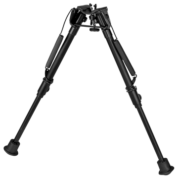 Harris 1A2-L Bipod 9-13" Non-Swivel Swivel Stud Steel/Aluminum Rubber Feet