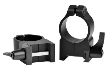 Warne 202LM Maxima 1" High Quick Detach Vertical Scope Rings - Matte Black
