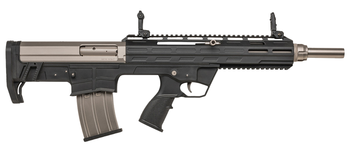 Tokarev USA TBP 12M 12 Gauge 18.50" 3" 5+1 Semi-Auto Shotgun - Nickel Marine