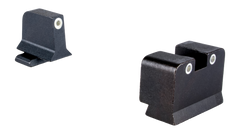Trijicon Bright & Tough Suppressor/Optic Height Night Sight Set for Sig Sauer 9mm / .357 SIG P225/P226/P228/P239/P320 - Green Tritium White Outline