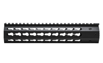 NcSTAR VMARFFKMC KeyMod Free-Float Handguard 10" Aluminum Black Anodized AR-15/M4