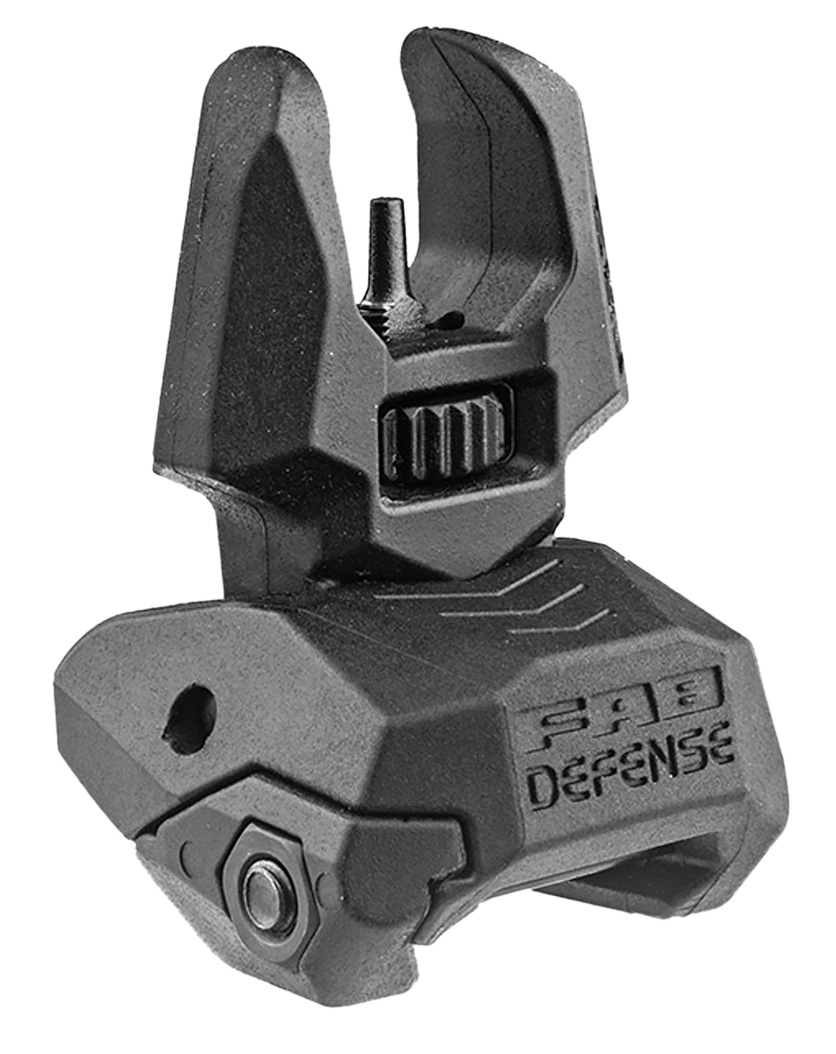 FAB Defense FXFBS Front Back-Up Sight AR-15/M4/M16 Flip-Up Black Polymer & Metal