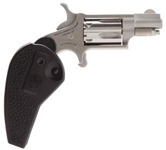 North American Arms 22LRHG Mini-Revolver 22 LR 1.13" 5-Shot SAO Revolver - Black Synthetic Holster Grip