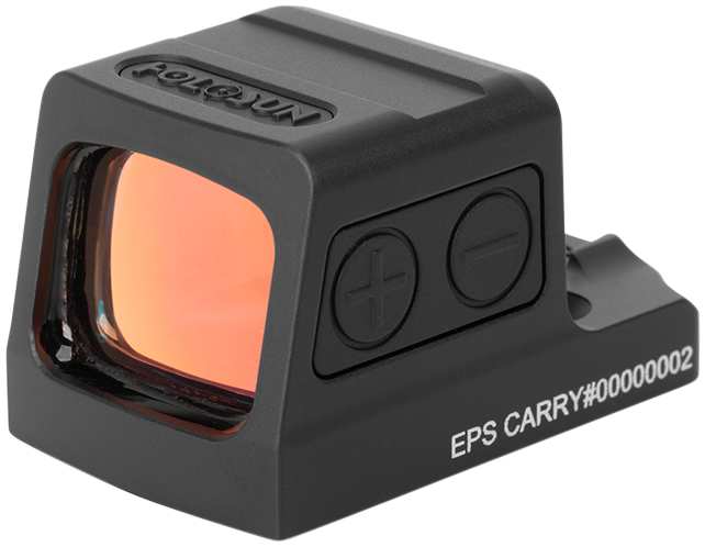 Holosun EPS-GR-2 1x 0.63"x0.91" 2 MOA Green Dot Pistol Sight - Black Anodized