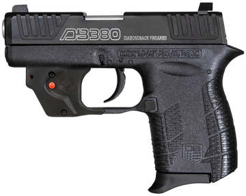 Diamondback DB380 Gen4 380 ACP 2.80" 6+1 DAO Pistol w/Viridian Laser - Mint Polymer Frame