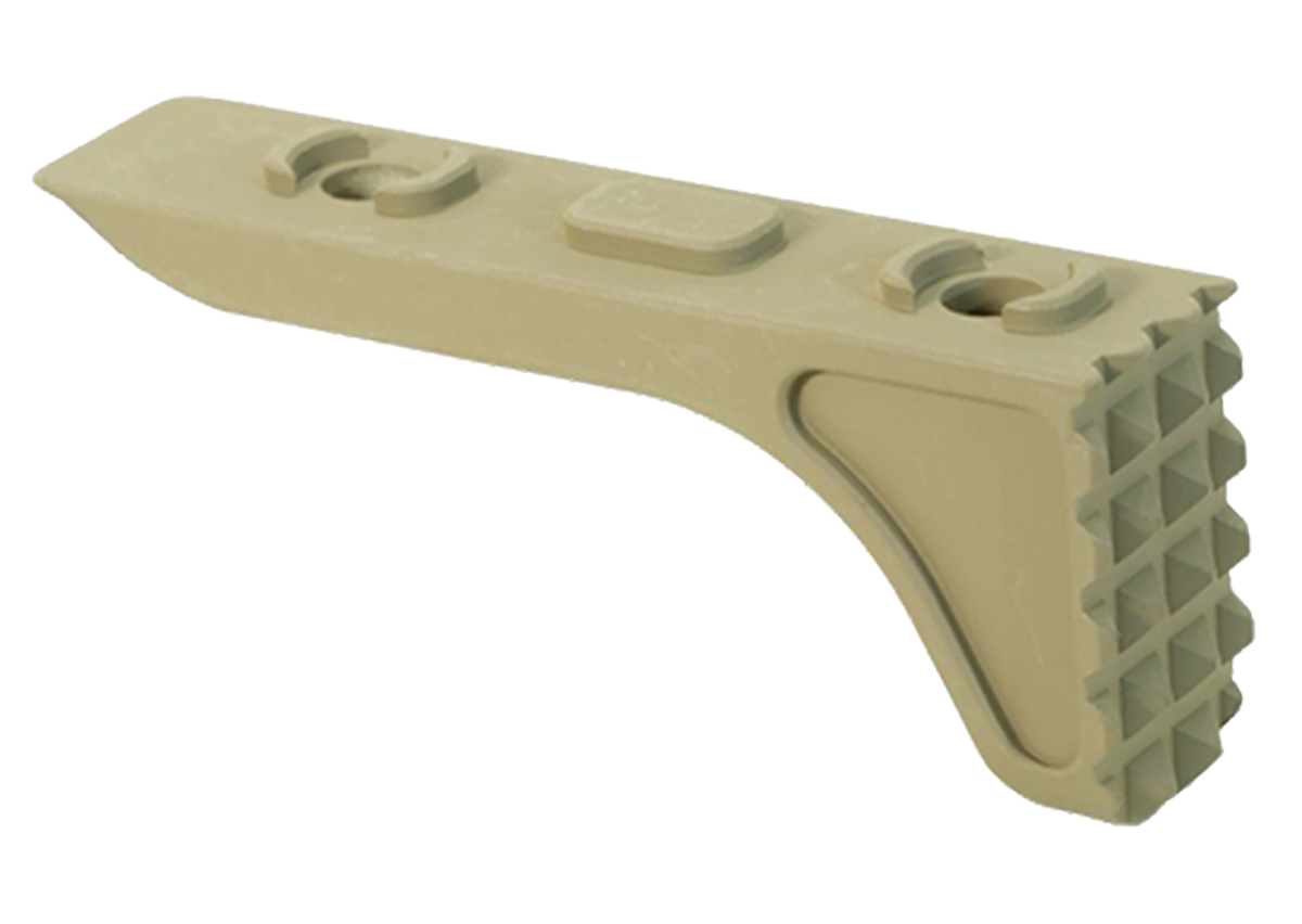 Timber Creek Outdoors Rugged Barrier Stop M-LOK Flat Dark Earth Aluminum Hand Stop