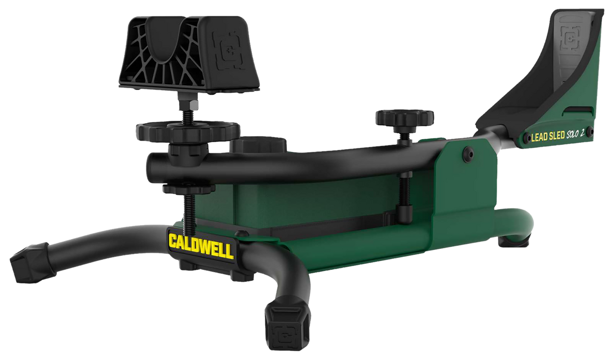 Caldwell Lead Sled Solo 2 Rifle/Shotgun Black/Green Shooting Rest with Weight Reservoir