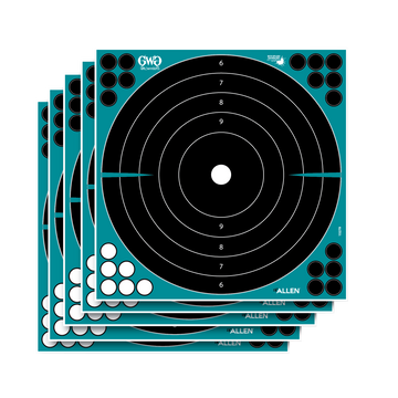 Girls With Guns Splash 12" Self-Adhesive Paper Bullseye Target 5 Pack