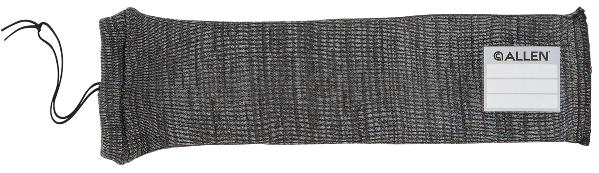 Allen 13170 Stretch Knit Handgun Sock 14" Gray Silicone-Treated Knit