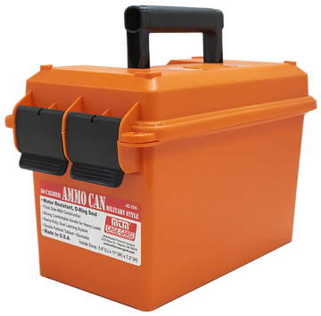 MTM Case-Gard AC50C35 Ammo Can 50 Cal Orange Polypropylene